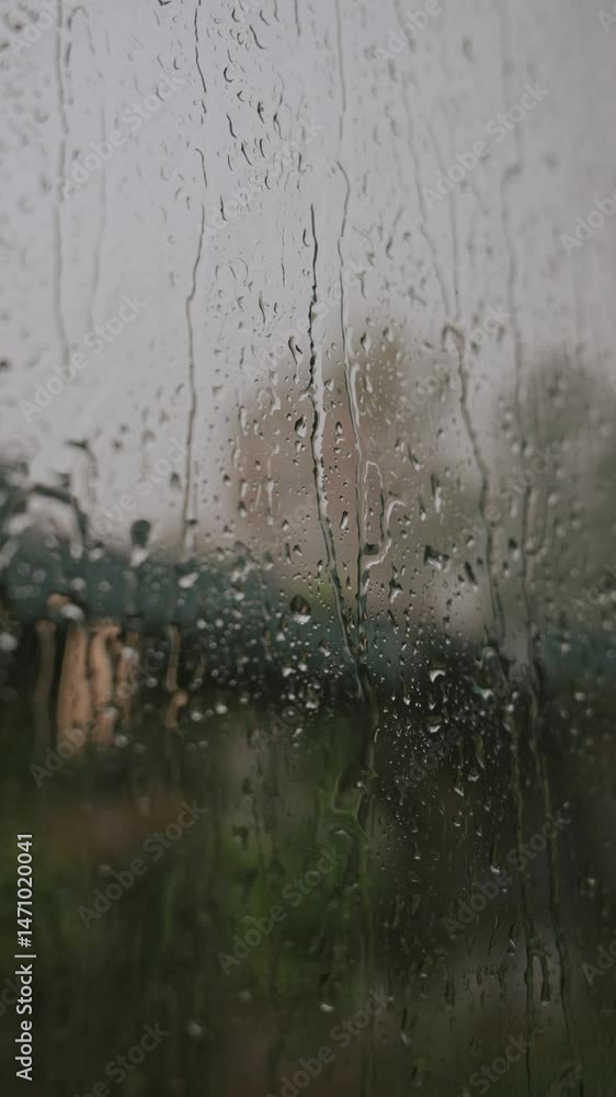 A beautiful view from behind a window on a rainy day with lightning, where raindrops hit the glass-rain hitting window-A massive thunderhead pours rain and lightning-Raining Day of Window View and Win A beautiful view from behind a window on a rainy day with lightning, where raindrops hit the glass-rain hitting window-A massive thunderhead pours rain and lightning-Raining Day of Window View and Win
