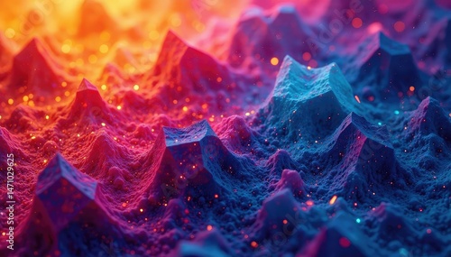 Abstract geometric shapes repeating on a surface, seamless, trendy