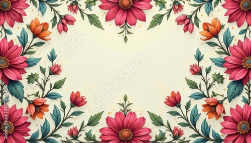 Intricate floral damask design in muted tones , subtle, style