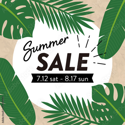 南国の植物A　スクエアバナー1