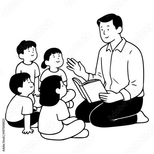 Storytime, Reading Time, Teacher Reads