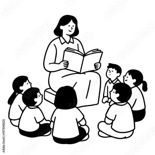 Storytime, Reading Time, Teacher Reads