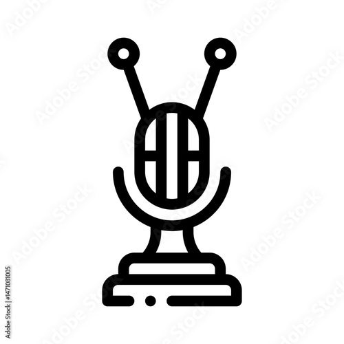 podcasting line icon