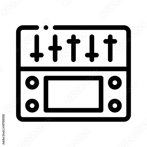 podcasting line icon