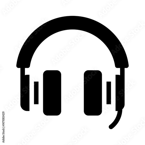 podcasting glyph icon