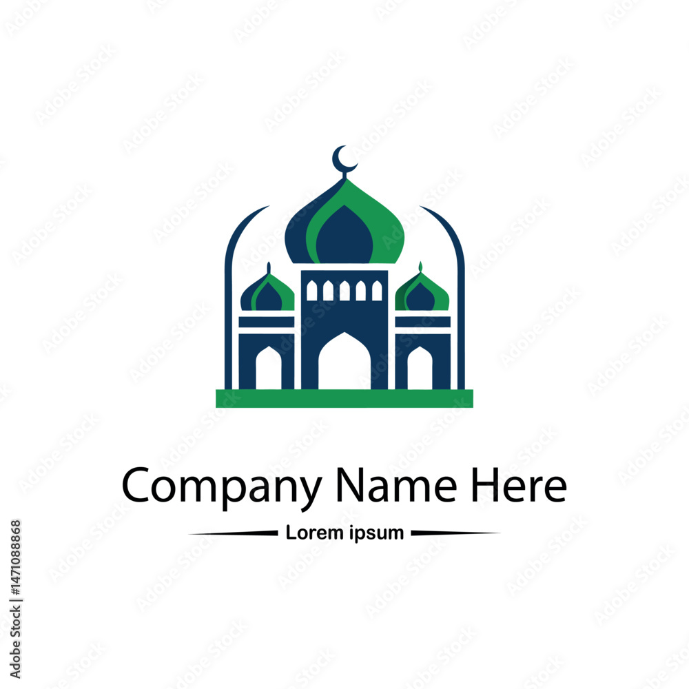 Obraz premium Mosque Logo