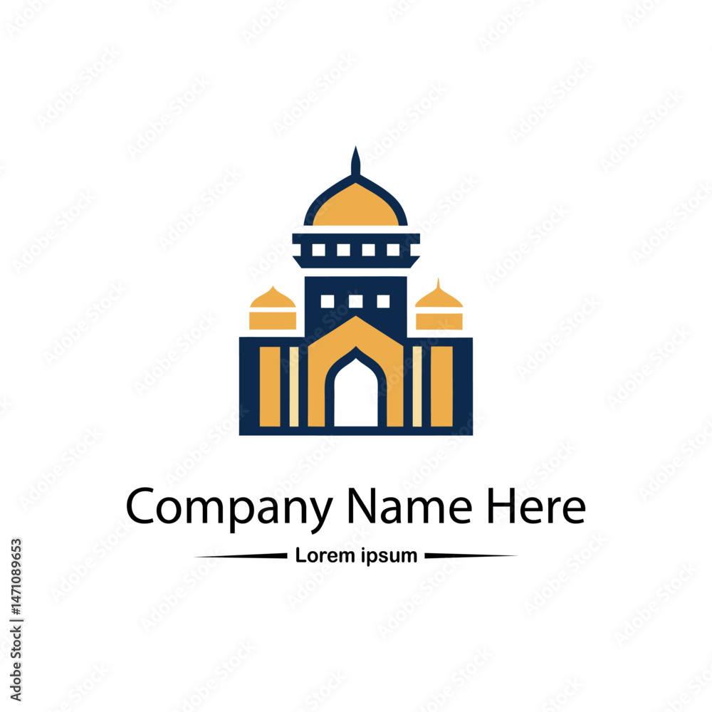 Obraz premium Mosque Logo