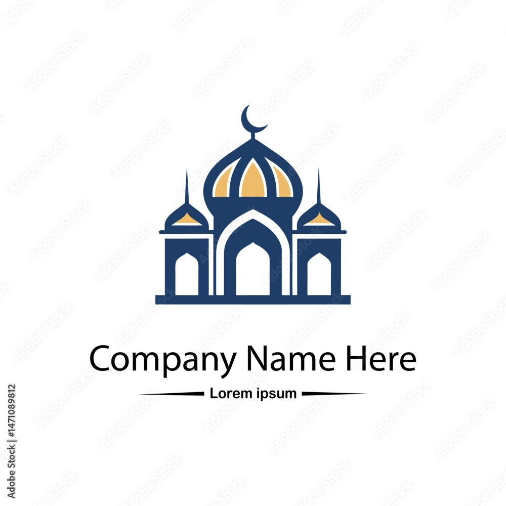 Obraz premium Mosque Logo