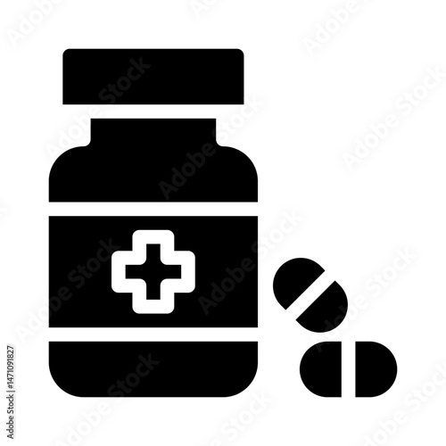 patient care glyph icon