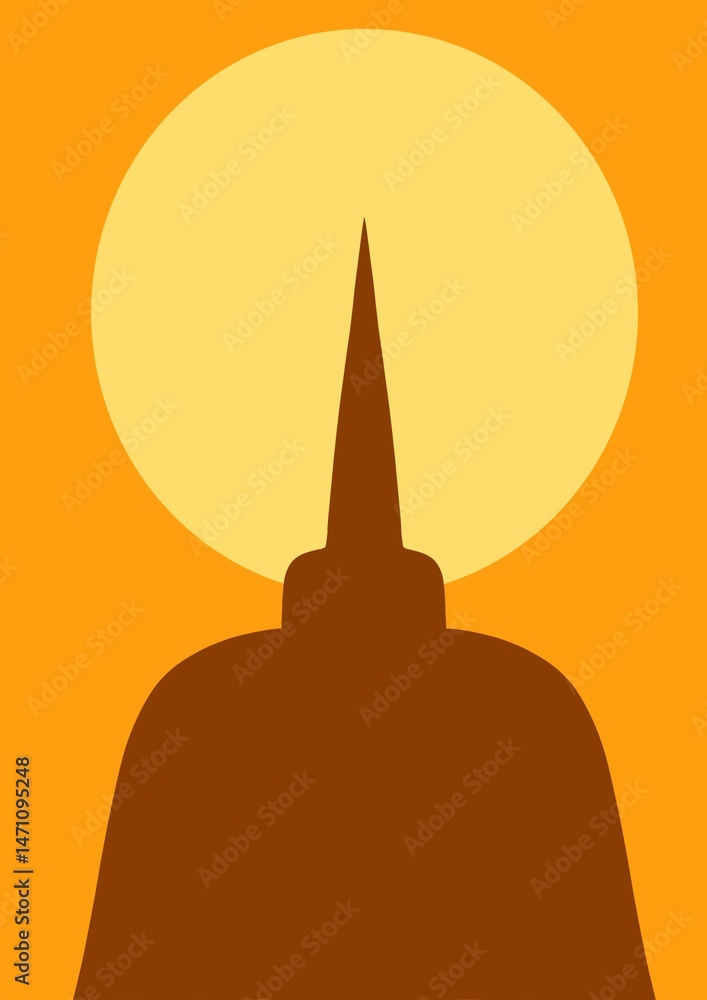 Obraz premium Afternoon on Vesak 