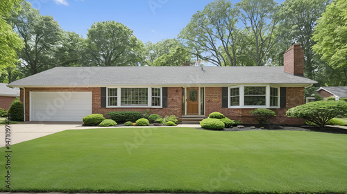 1980's Brick Ranch Style House in the Suburbs
