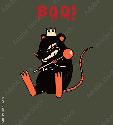 Slika na platnu a very cruel rat king