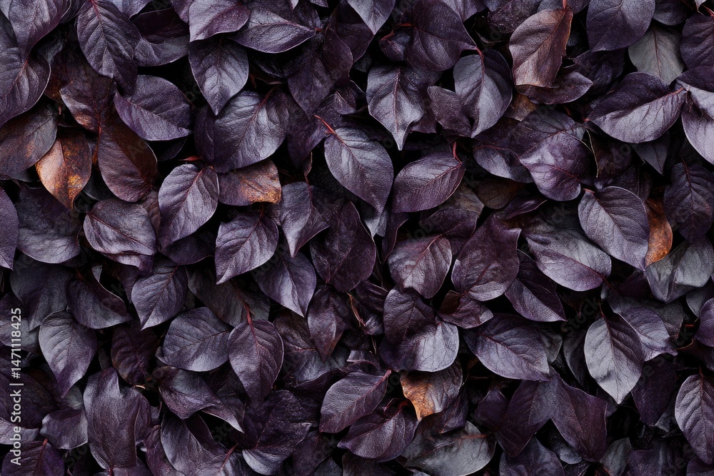 Dark Purple Leaf Texture Dark Purple Leaf Texture