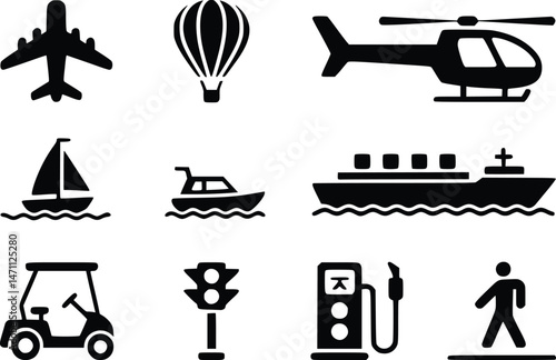 Navigate the City Beyond Key Vehicle Vector Graphics