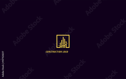 Construction Logo Design, Builder Logo Icon, Contractor Company Emblem, Modern Construction Symbol, Building Logo Design, Real Estate Developer Logo, Minimalist Builder Mark, Structural Engineering 