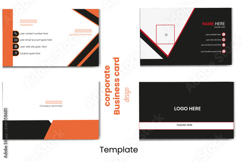modern business card template & email signature design 