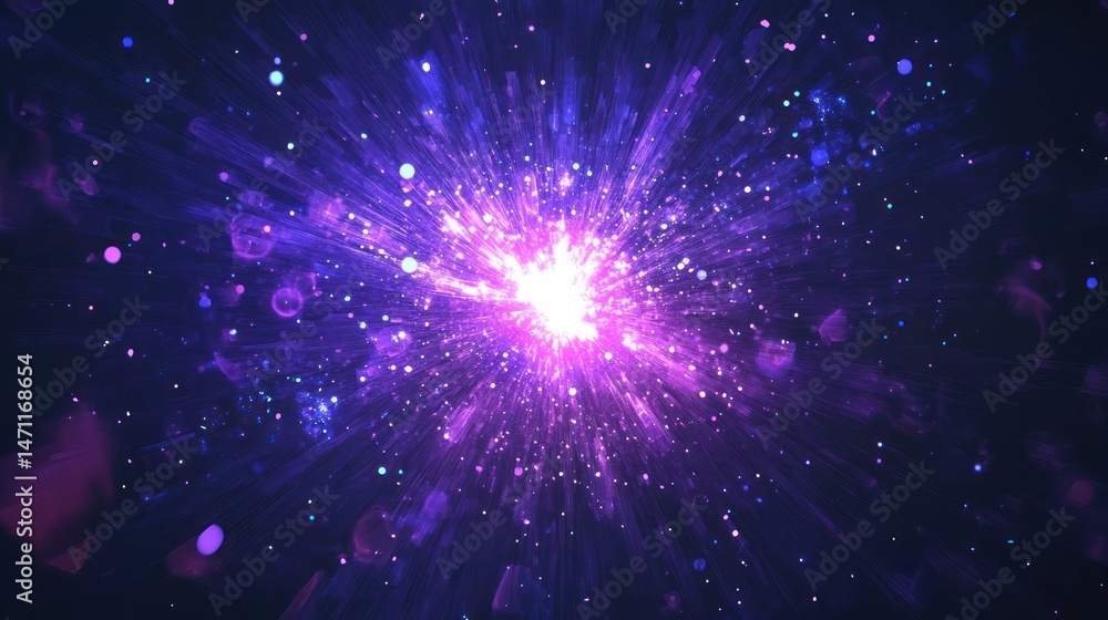 Fototapeta premium Cosmic explosion