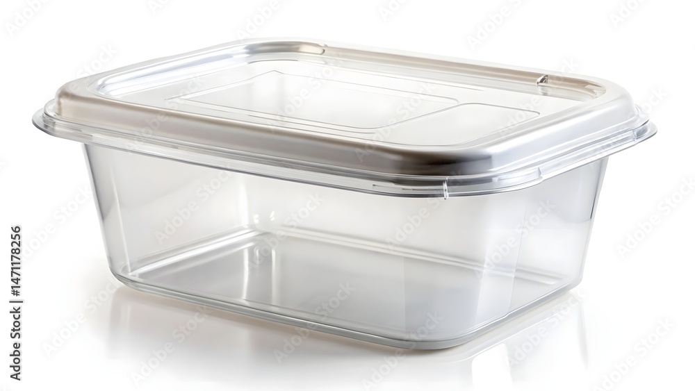 Plastic container isolated on white background Plastic container isolated on white background