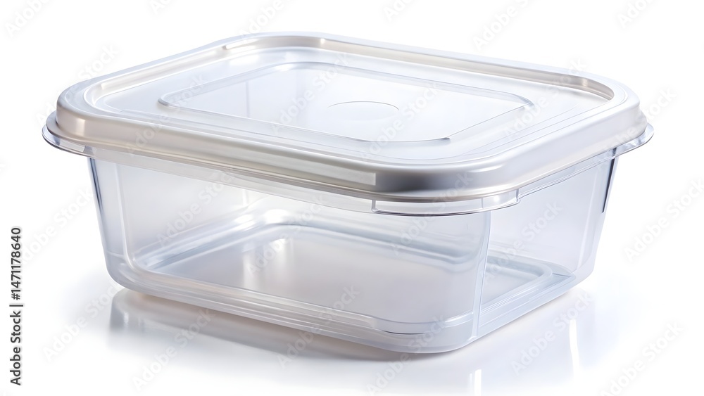Plastic container isolated on white background Plastic container isolated on white background