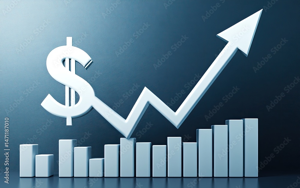 Financial Growth, Upward Trend, Solid Progress Financial Growth, Upward Trend, Solid Progress