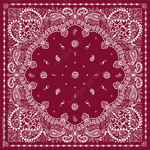 Red bandana Print. Red wine paisley bandana bandana Scarf Face Head Wrap. pattern wines grapes cheese Grape leaves square pattern design