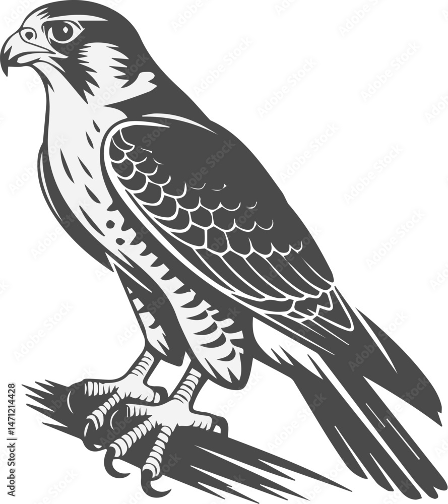 Fototapeta premium eagle on a white background
