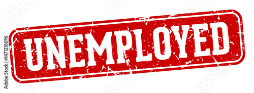 UNEMPLOYEDgeared25StampL1Red.eps