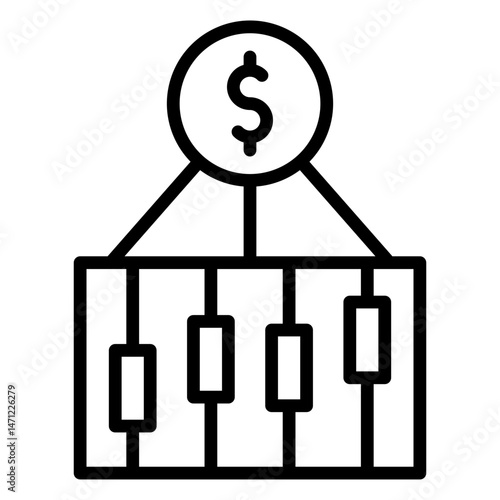 Swing Trading Icon