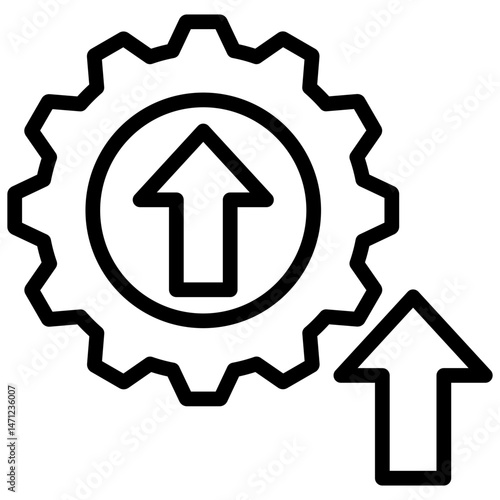 Efficiency Outline Icon
