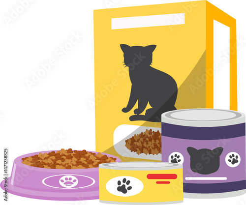 Pet Shop Products Illustration