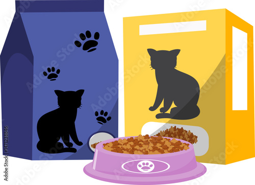 Pet Shop Products Illustration