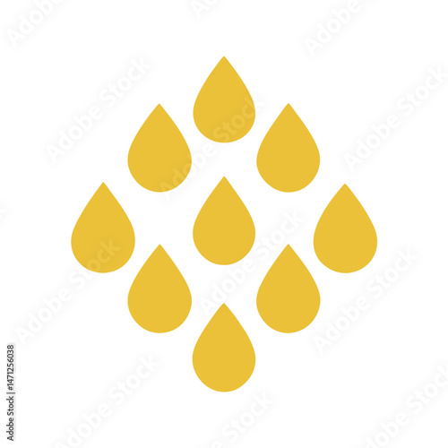 Golden Ghee Drops Shimmering Liquid Gold  