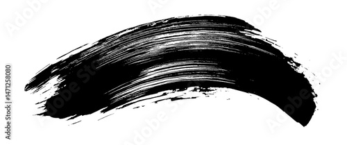 Vector new style grunge black and white grunge brush stroke  background	
