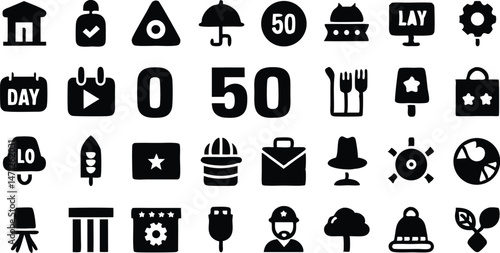 Set of editable stroke chocolate outline icons depicting assorted chocolate-themed visuals for creative design projects