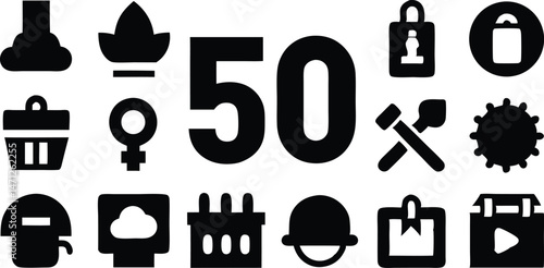 Set of editable stroke chocolate outline icons presenting diverse chocolate-themed symbols for design and illustration purposes