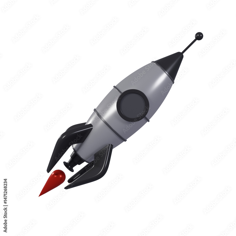 3D RENDER ROCKET 3D RENDER ROCKET
