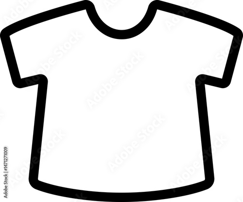 Baby clothes line icon. Bodysuit, coverall, buster suit, newborn nest symbol, isolated on transparent background