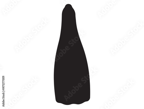 DIVING SILHOUETTE WHITE BACKGROUND