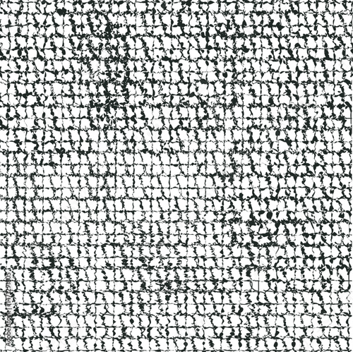 A noisy texture or mesh with distorted stripes. Noise is present in varying degrees of distortion.