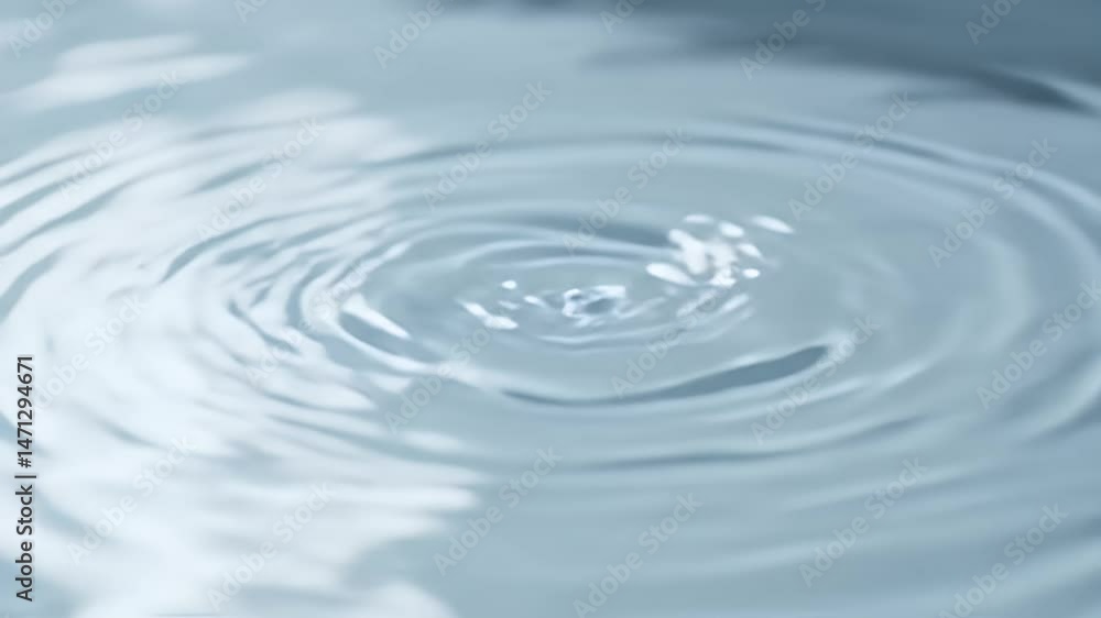 Water droplet impact ripples Water droplet impact ripples