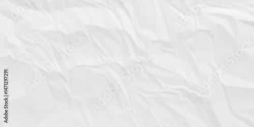 White crumpled paper texture. white crumpled paper texture sheet background. Wrinkled paper texture.	