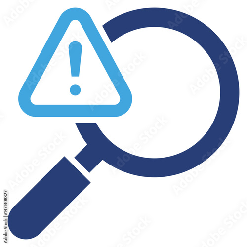 Identification Two Color Icon