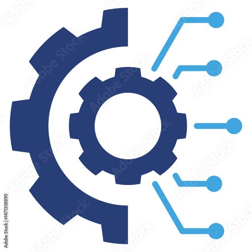 Engineering Two Color Icon