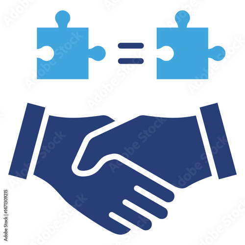 Matching Two Color Icon