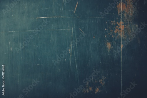 Dark Blue Wood Texture Background Close Up Showing Scratches and Wear Patterns for Abstract Design and Grunge Effect Vintage Look