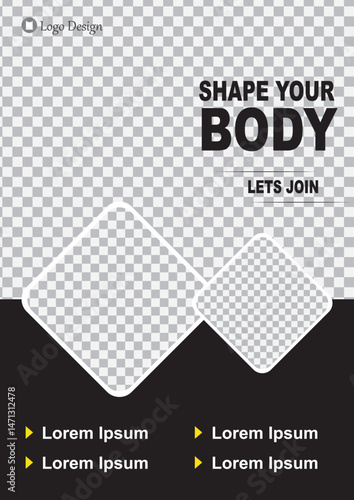 Gym Flyer Template for Fitness Promotion and Workout Classes