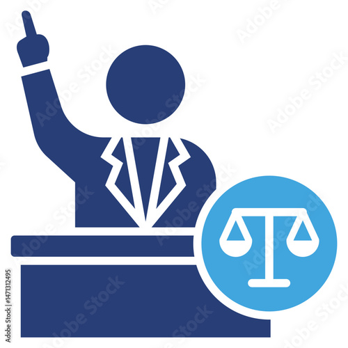 Prosecutor Two Color Icon