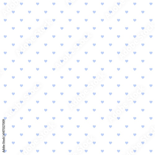 Heart Pattern Background, Romantic Love Design, Valentine’s Day, Cute Pink Hearts