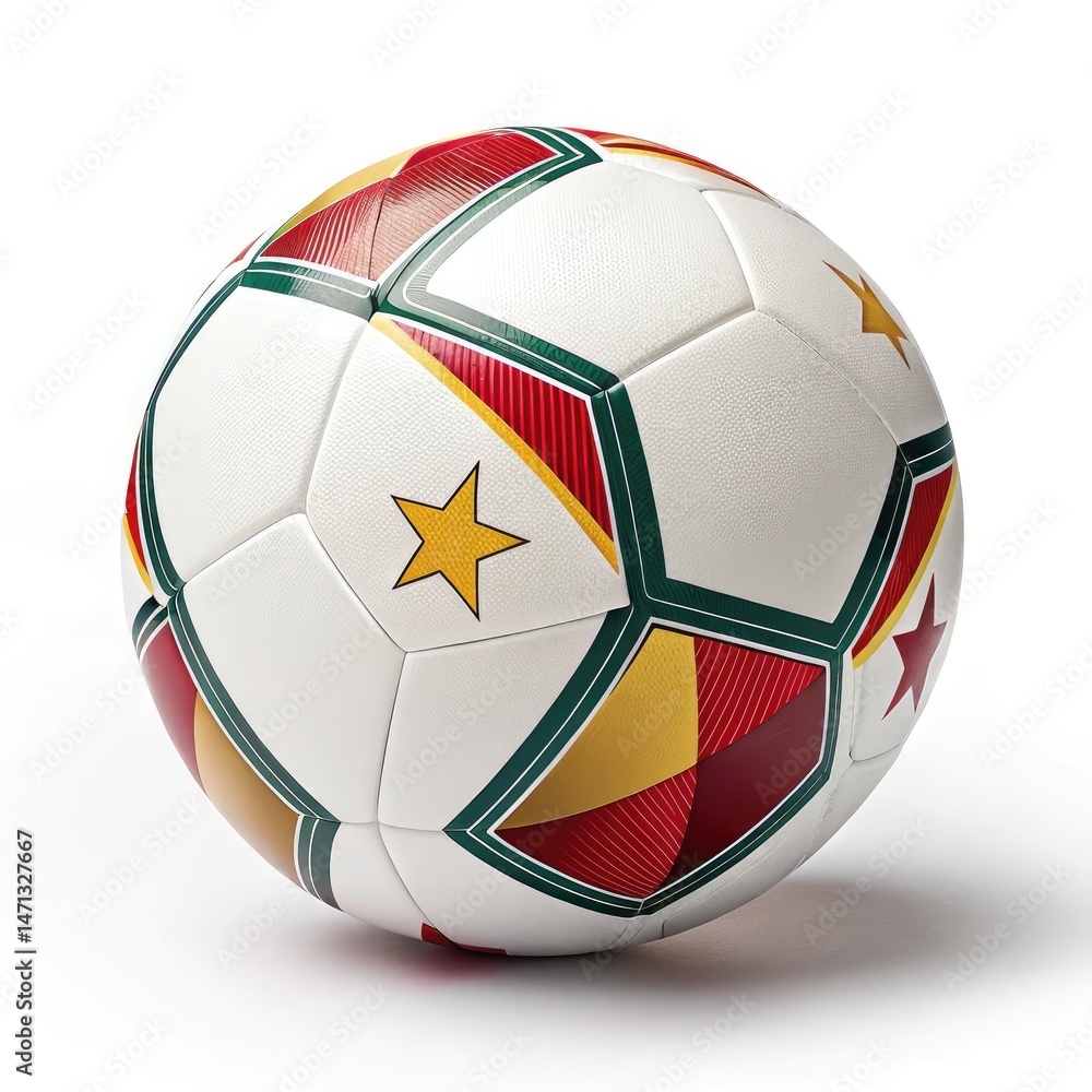 Fototapeta premium soccer ball isolated on white