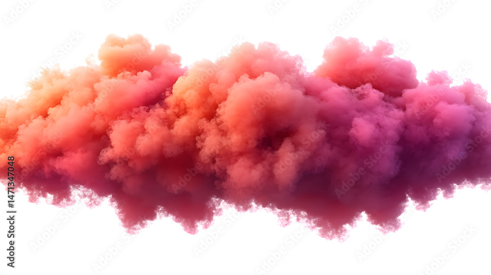Fototapeta premium A Breathtaking Display of Colorful Clouds at Sunset Perfect for a Calming Atmosphere